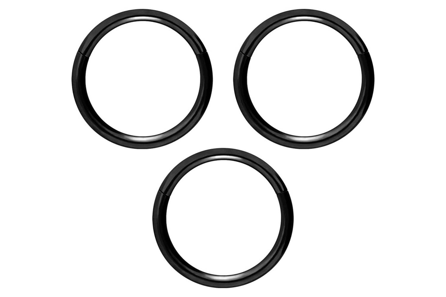 SET Chirurgenstahl Segmentring Clicker Piercing